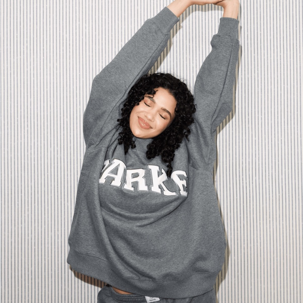 PARKE Charcoal Sweatshirt with Logo